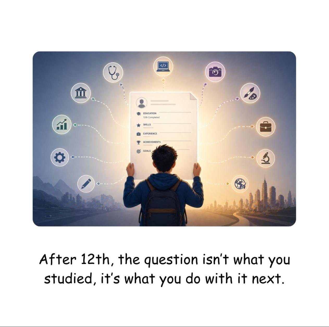 After 12th, the question is what you do with it next