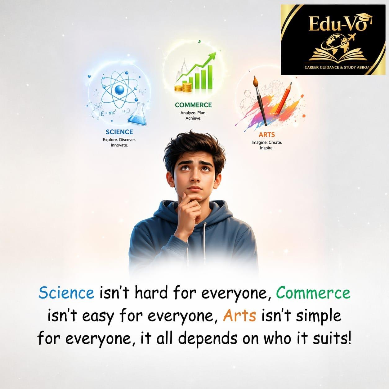 Science, commerce and arts — it depends on who it suits
